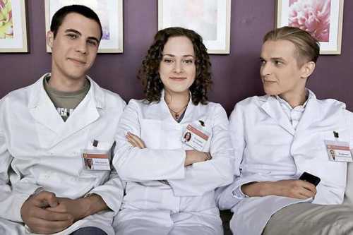 С коллегой по сериалу